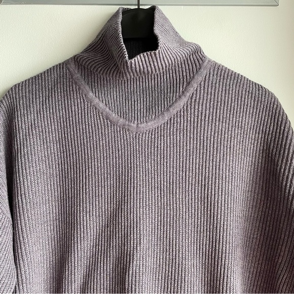 LULULEMON Cozy Calling Turtleneck Sweater - Heathered  Purple - Picture 6 of 12
